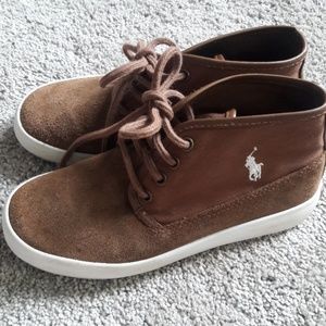Polo Ralph Lauren brown high tops